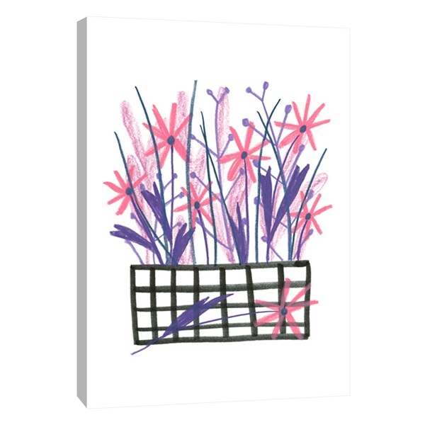 PTM Images 9-108697 PTM Canvas Collection 10" x 8" - "Flowerpot 5" Giclee Flowers Art Print on Canvas