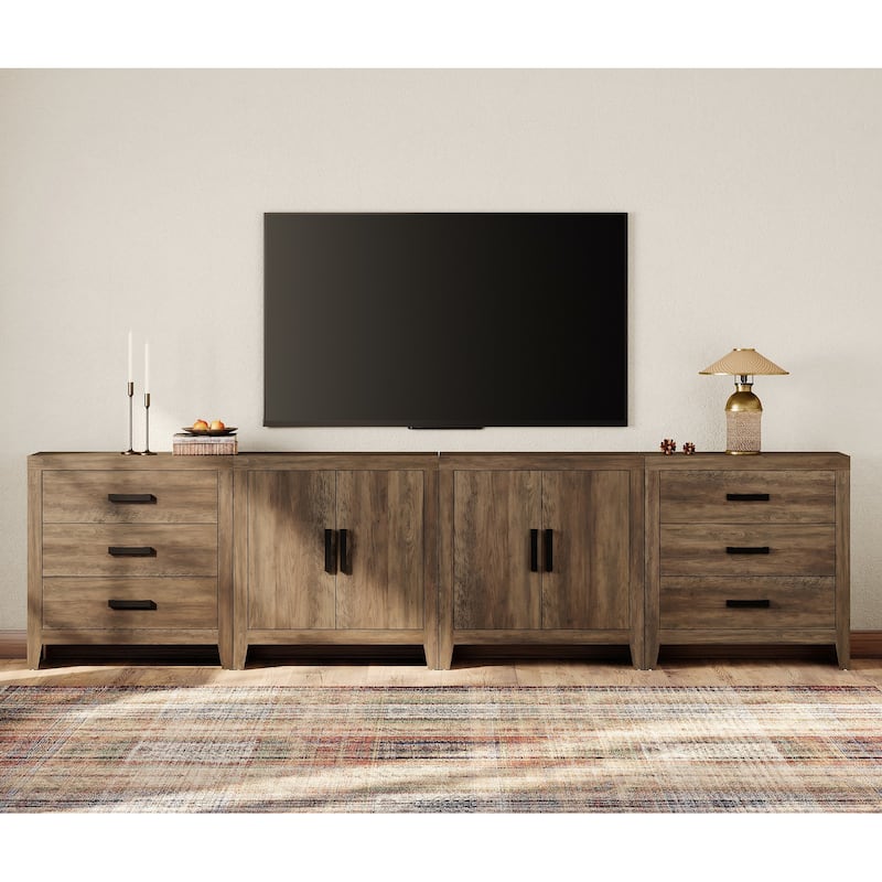 WAMPAT Buffet Cabinet with Drawers & Doors