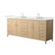 Option White Oak / Giotto Quartz Top / Brushed Nickel
