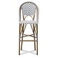 preview thumbnail 4 of 15, Indoor and Outdoor Stackable Bar Stool by Baxton Studio