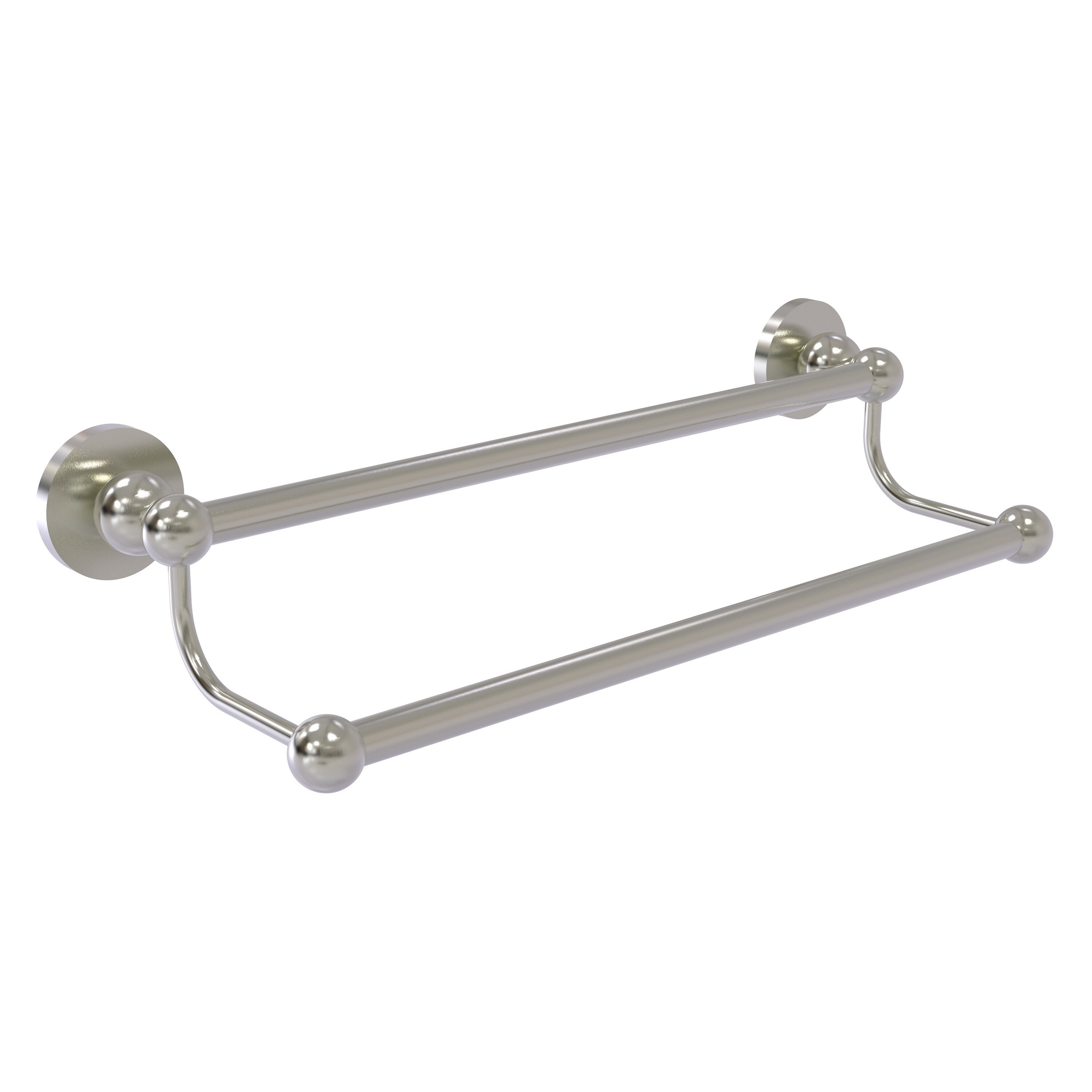 30 inch double best sale towel bar brushed nickel