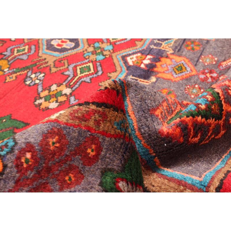 ECARPETGALLERY Hand-knotted Andelz Red Wool Rug - 4'1 x 6'10