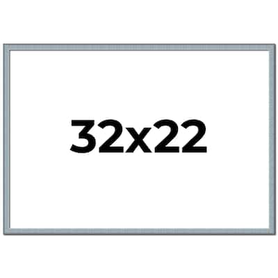 32x22 Frame Rustic Sky Blue Solid Wood Picture Frame | 0.75 Inch