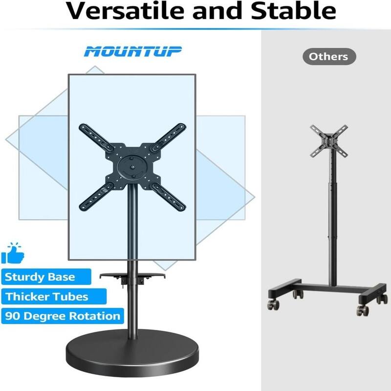 Rolling Mobile TV Cart