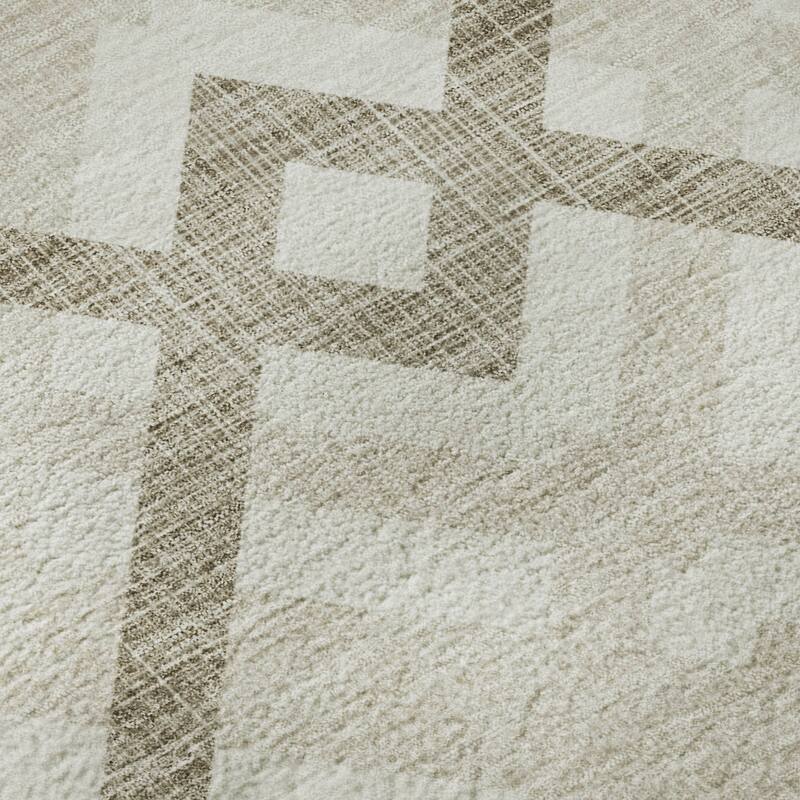 Premium Washable Super Soft Contemporary Geo Mayfield Rug