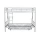preview thumbnail 30 of 46, 2 In 1 Full XL Over Queen Metal Bunk Bed With Trundle,Save Space