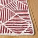 preview thumbnail 44 of 120, SAFAVIEH Handmade Abstract Birdie Modern Wool Rug