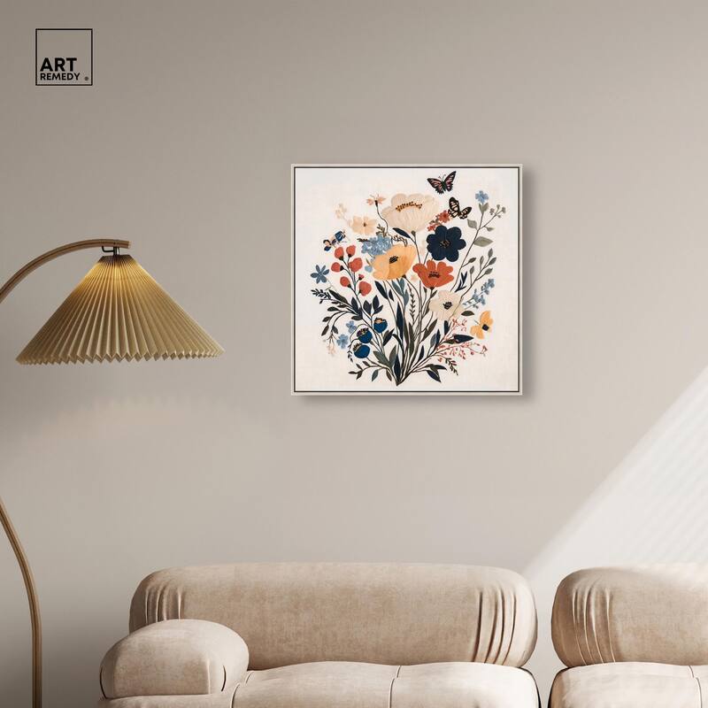 Garden of Threads I Canvas by Art Remedy