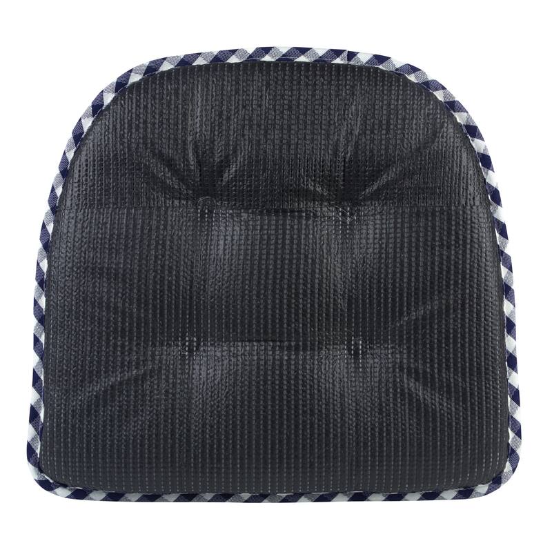 Klear Vu Tufted Non-Slip Dining Chair Cushion Set