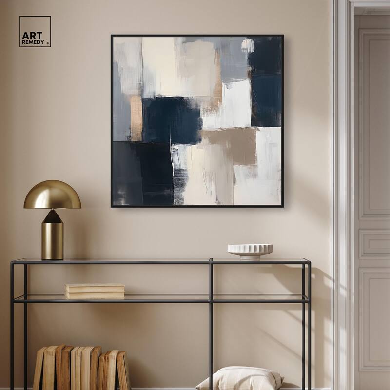 Blue Mood Depth III Canvas by Art Remedy