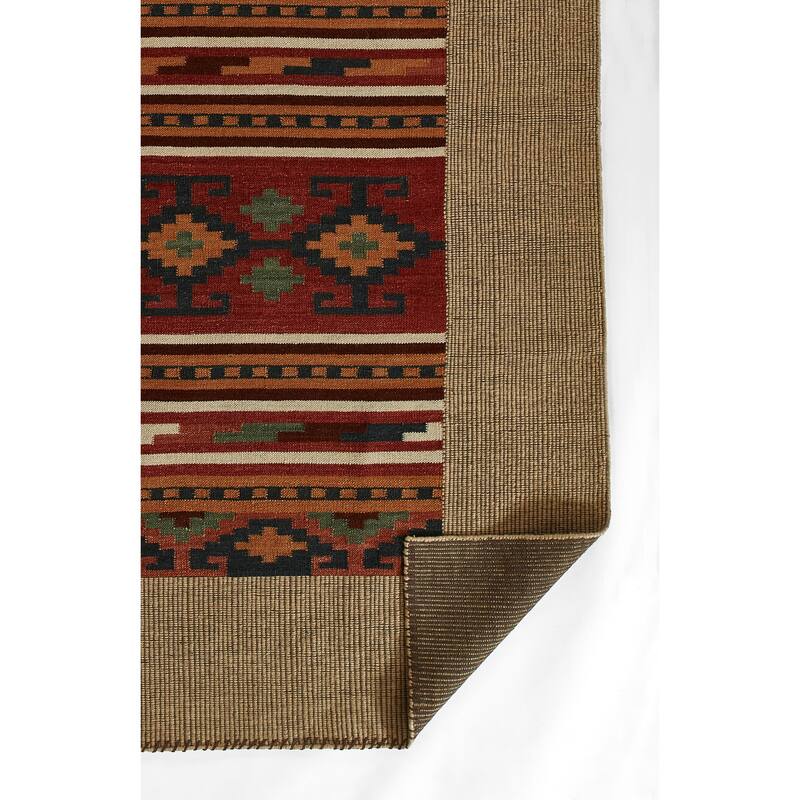 Momeni Adobe Hand Woven Wool and Jute Geometric Area Rug