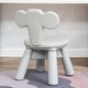 preview thumbnail 8 of 25, Qaba Kids Table and Chair Set, Storage Desk with Bookshelf for Study, Crafts, and Homeschooling
