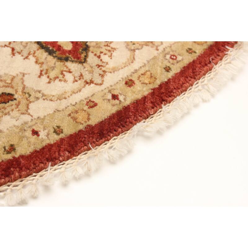 ECARPETGALLERY Hand-knotted Jamshidpour Red Wool Rug - 4'1 x 4'0