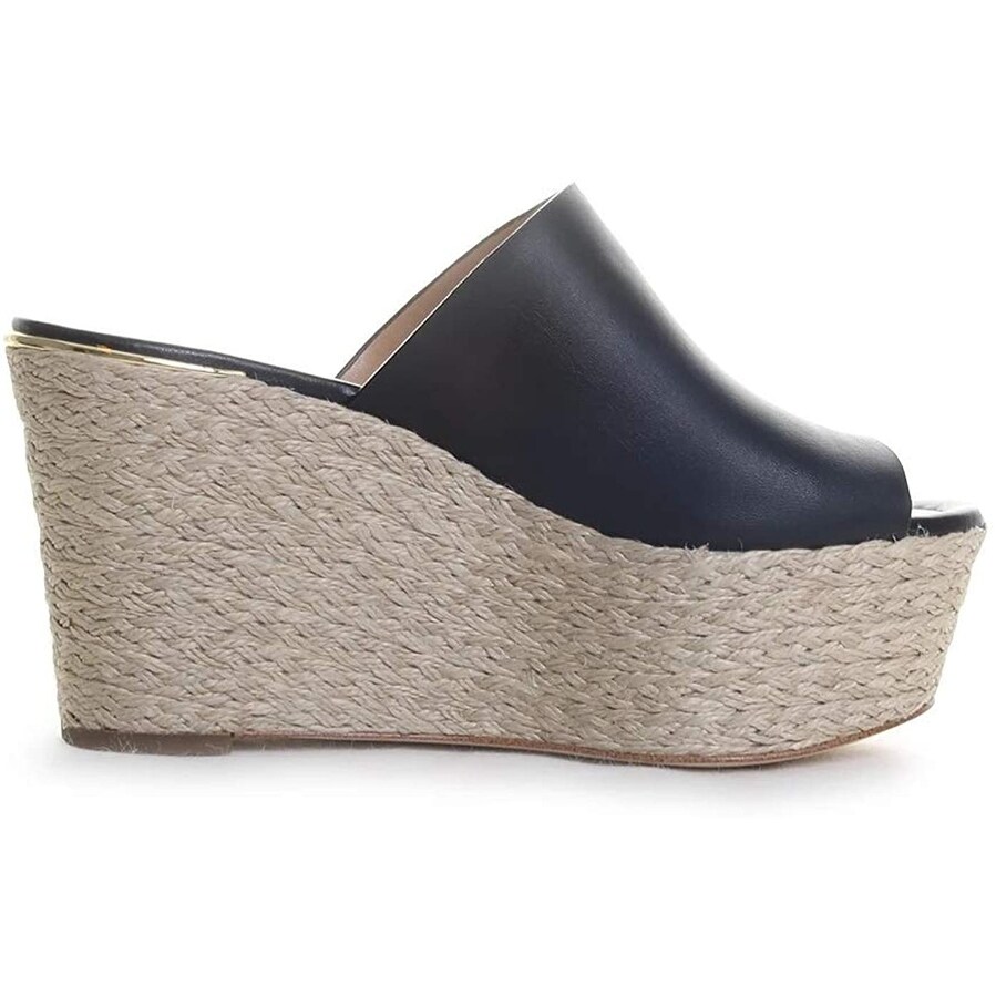 michael kors cunningham leather wedge