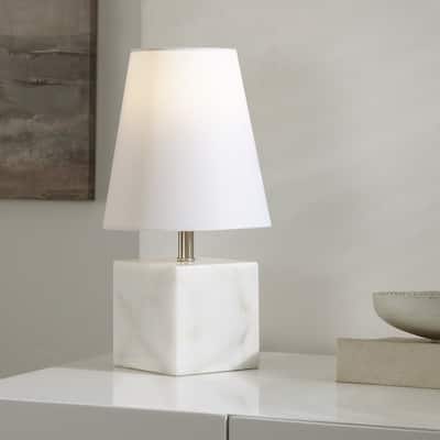 SAFAVIEH Lighting Lou 16-inch Table Lamp (LED Bulb Included) - 8Wx8Dx15H
