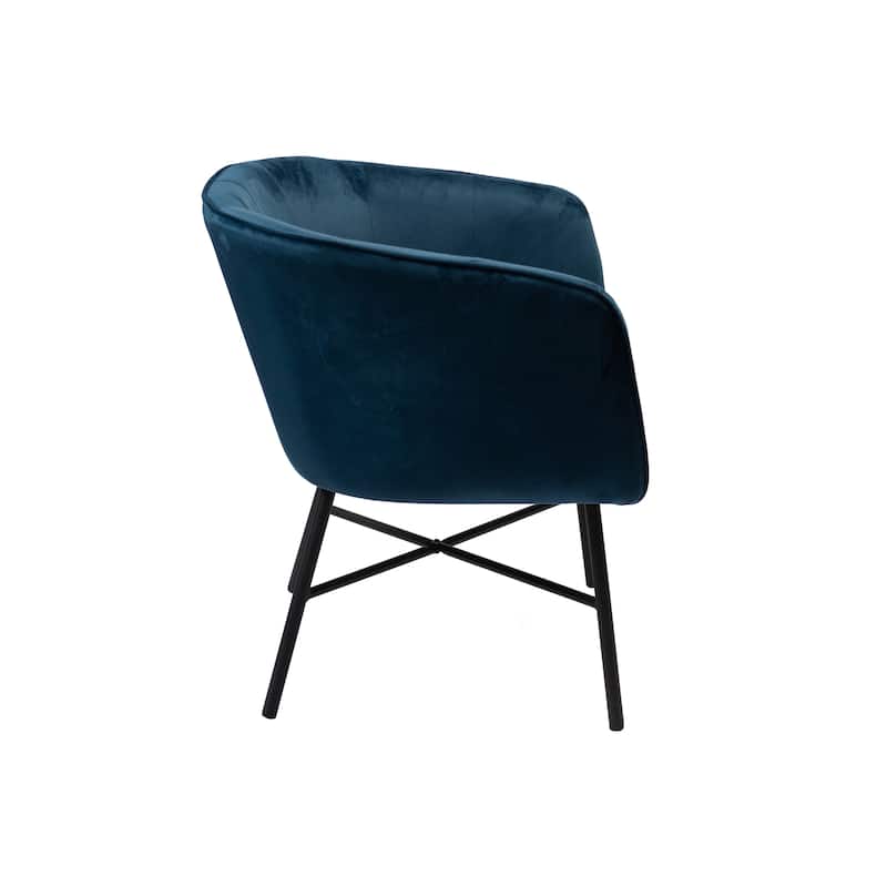 Porthos Home Belia Velvet Dining Chair, Rust-resistant Steel Legs - N/A