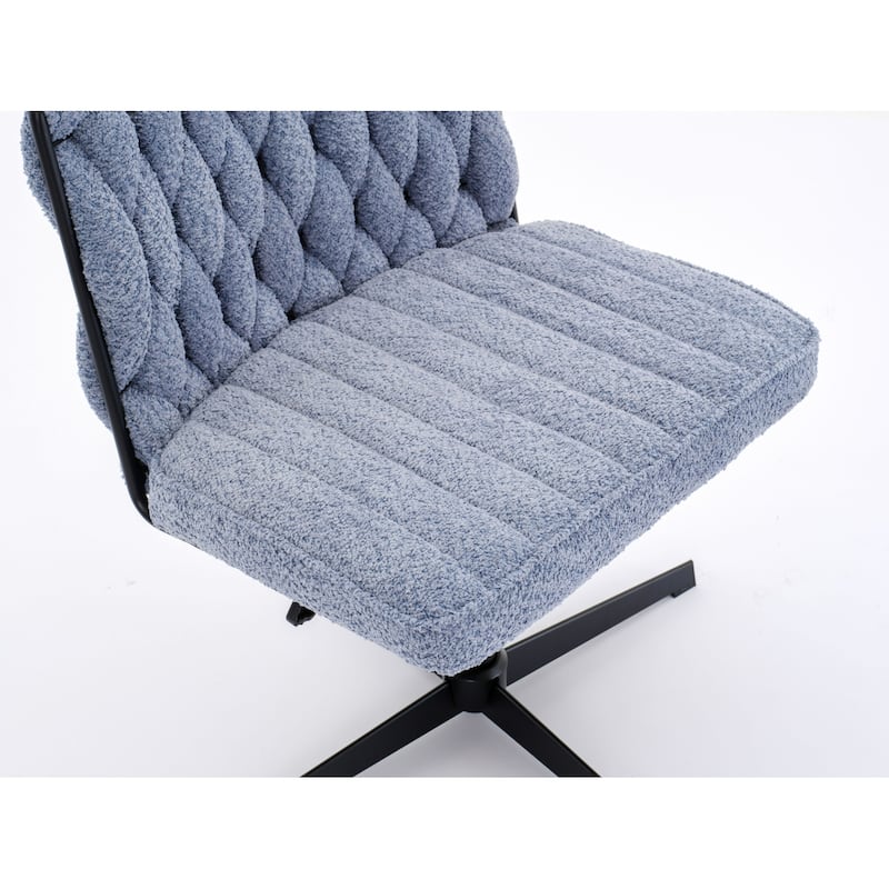Armless Office Desk Chair No Wheels