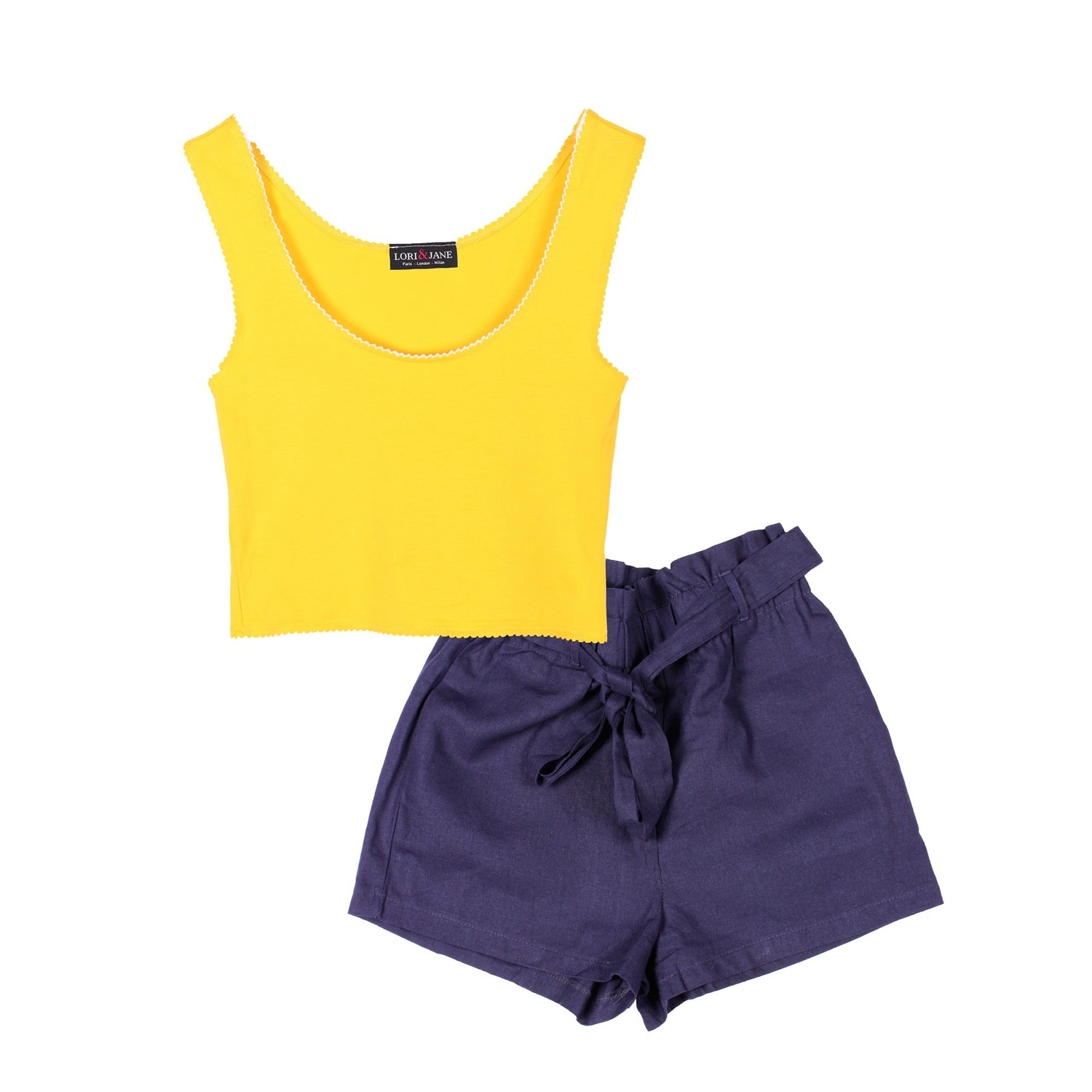 yellow tank top outfit