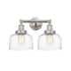 Option Brushed Satin Nickel / Clear Deco Swirl