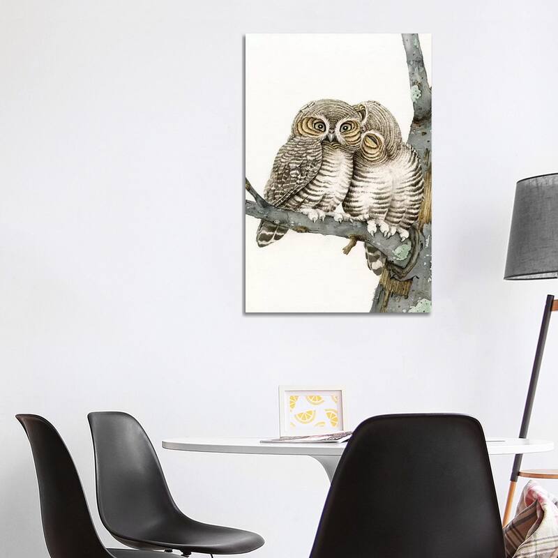 iCanvas "Owl Smooch" by Tracy Lizotte Canvas Print - 40x26x1.5