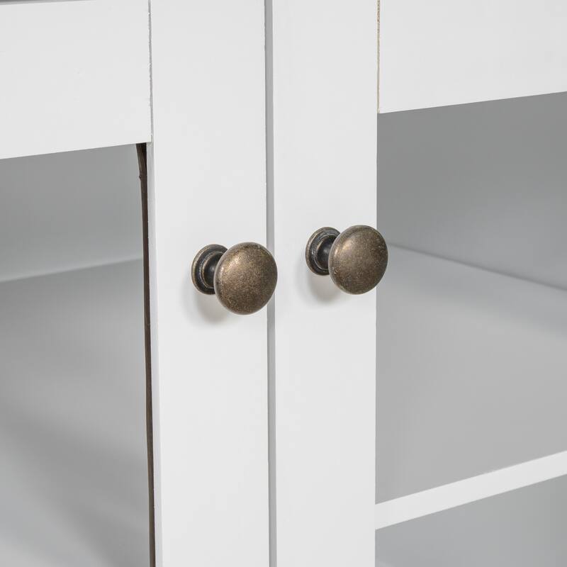 83.4"Tall Bookshelf with LED Lighting