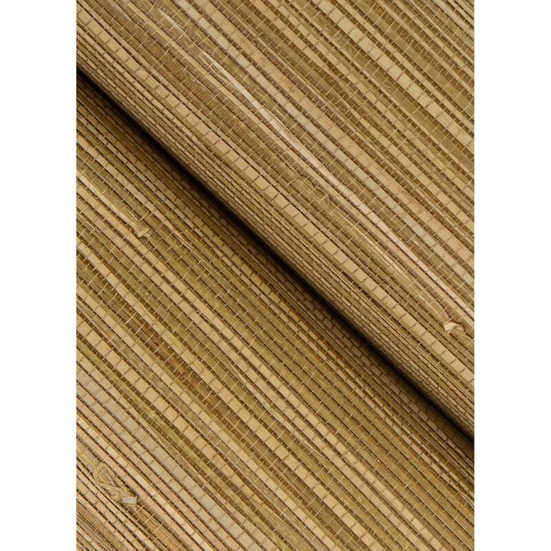 A-Street Prints Zhilan Brown Grasscloth Wallpaper