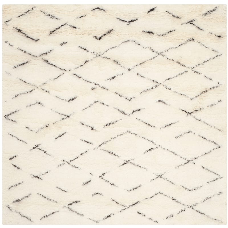 SAFAVIEH Handmade Casablanca Shag Dorette Tribal Wool Rug