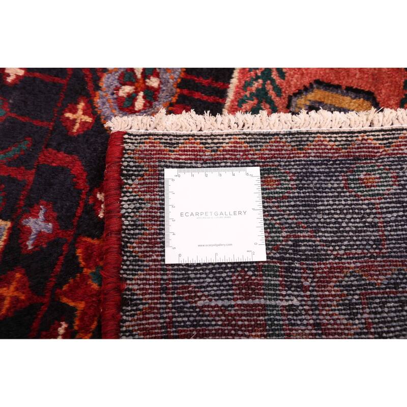 ECARPETGALLERY Hand-knotted Konya Anatolian Dark Navy Wool Rug - 3'7 x 9'8