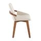 preview thumbnail 12 of 52, Carson Carrington Pugo Mid-Century Modern Chair Walnut Finish