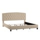 preview thumbnail 33 of 43, Fontana Adjustable Diamond-tufted Arched Back Bed by iNSPIRE Q Classic
