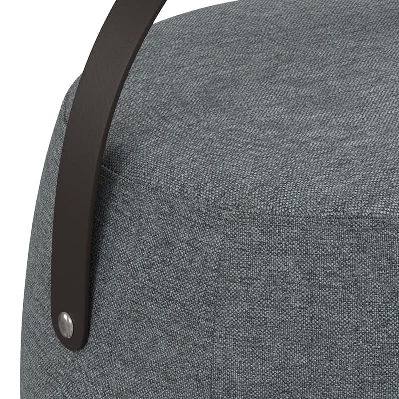WYNDENHALL Canyon 16 inch Wide Contemporary Footstool