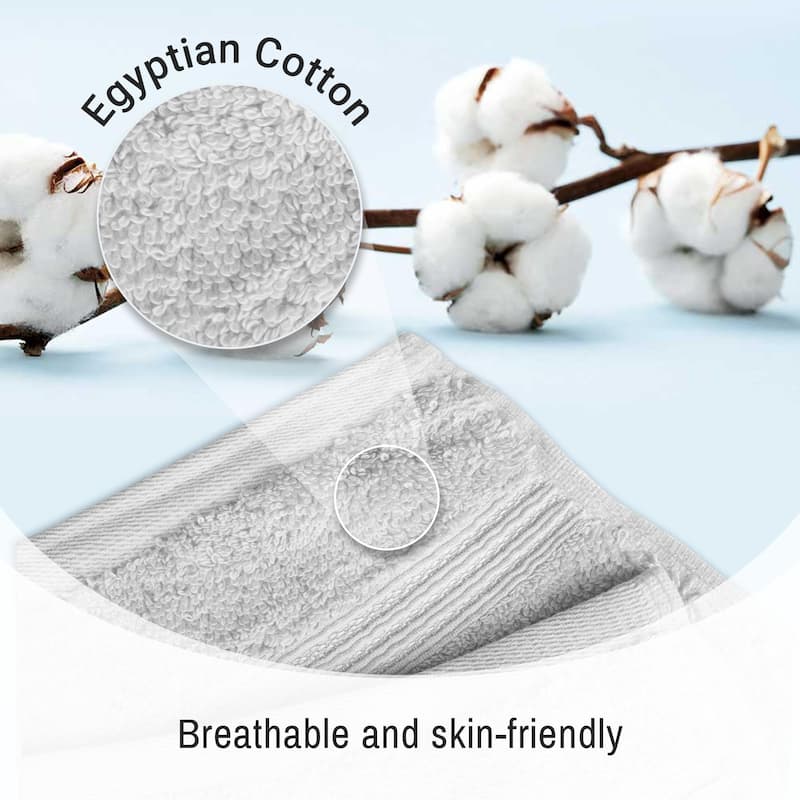 Superior Egyptian Cotton Soft Medium Weight Bath Sheet- (Set of 2)