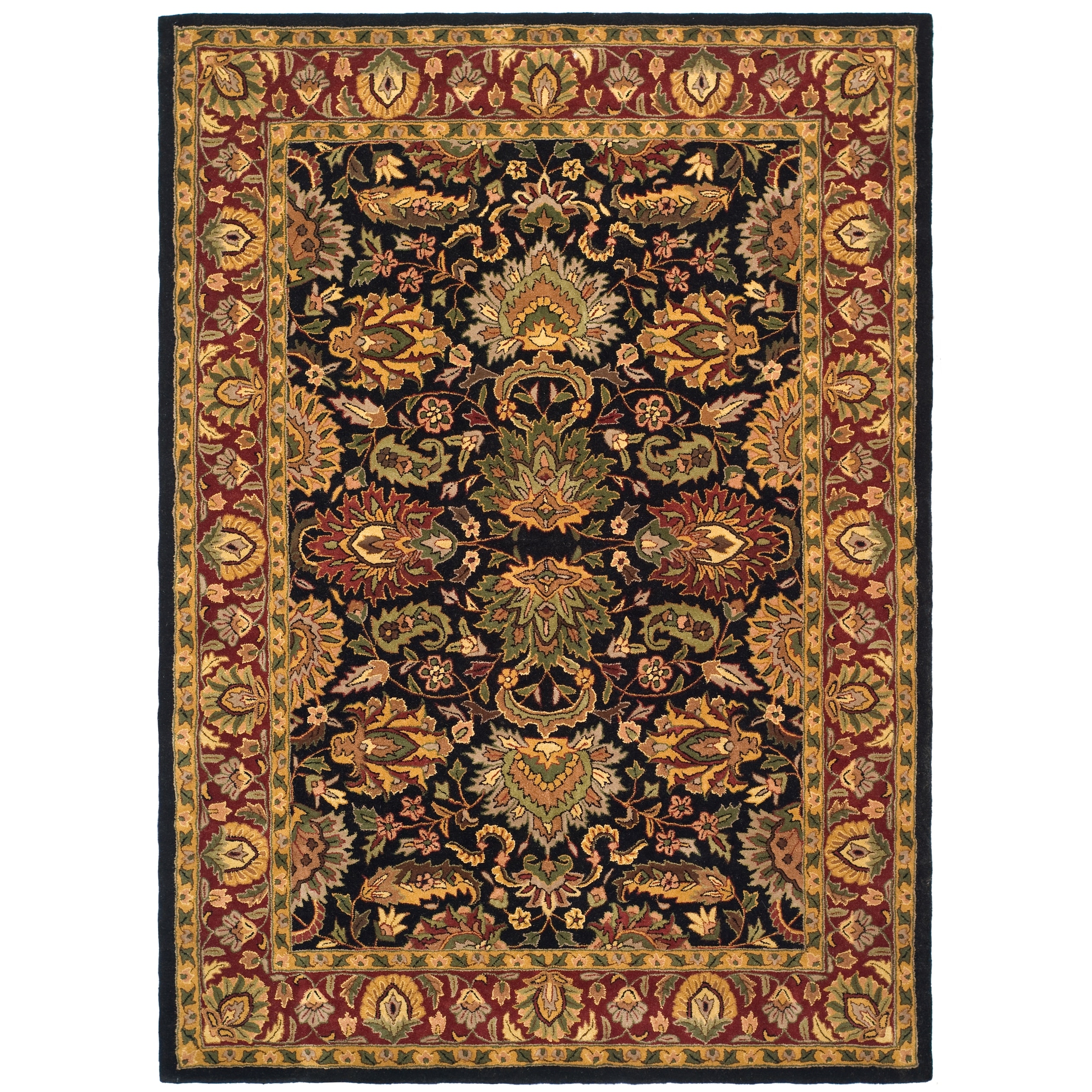 SAFAVIEH Handmade Heritage Eboni Traditional Oriental Wool Rug