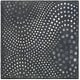 preview thumbnail 6 of 43, SAFAVIEH Soho Liese Hand-tufted Graphic Area Rug 6' x 6' Square - Dark Grey