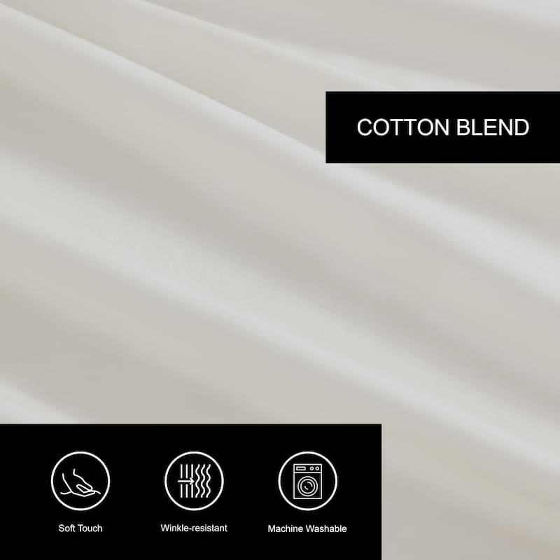 Vera Wang Cool Comfort Solid Percale Cotton Sheet Set