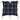 Mina Victory Lifestyle Woven Check W Tassel 20" x 20" Navy Indoor Throw Pillow