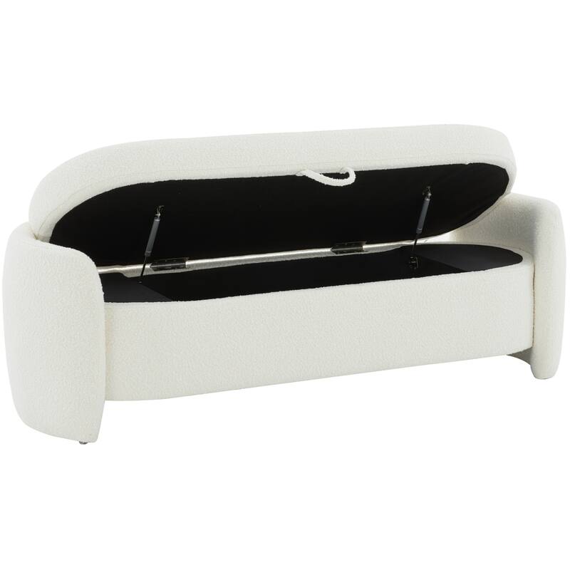 SAFAVIEH Couture Theonia Storage Bench (Fully Assembled) - 60Wx21Dx19H