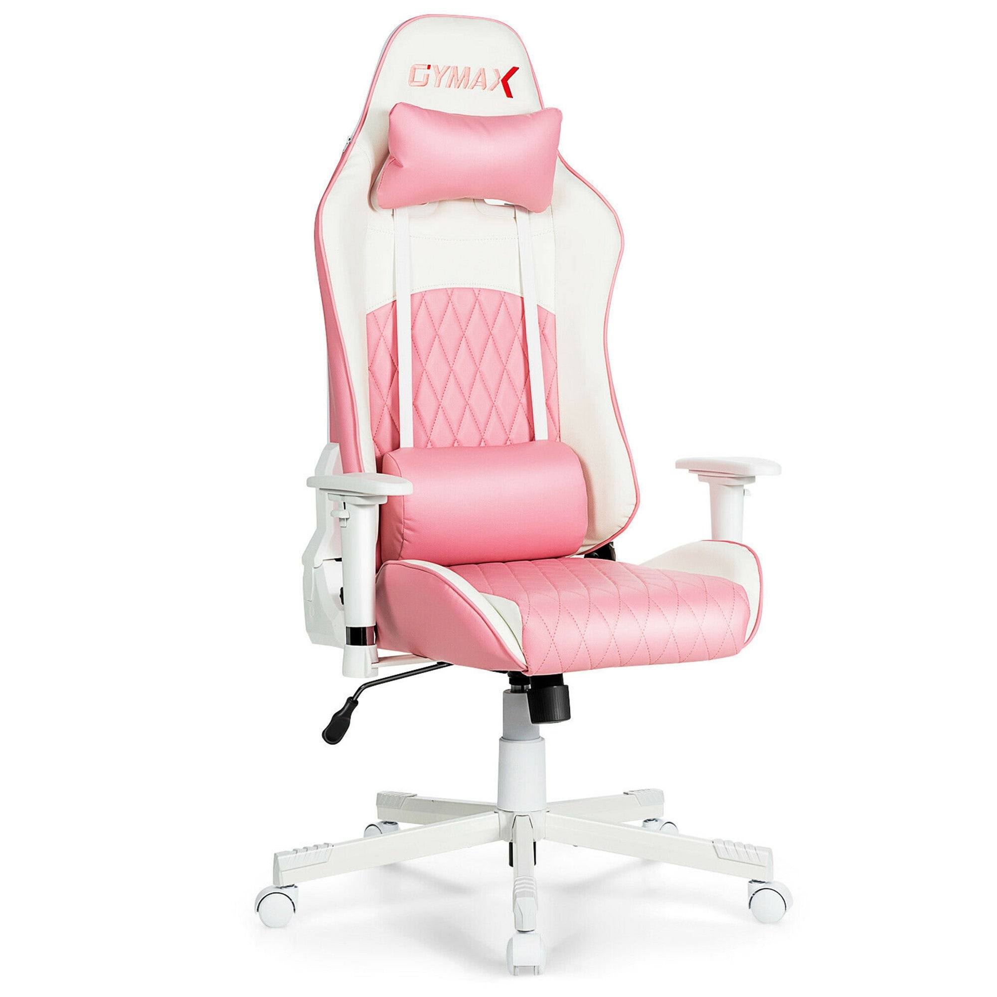 Gymax Gaming Chair Racing Style Adjustable Swivel Computer Office - See Details