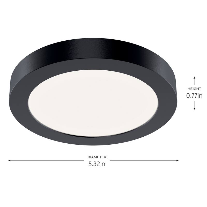 Kichler Lighting Ara 5.50" Round Downlight in Black - 5.32
