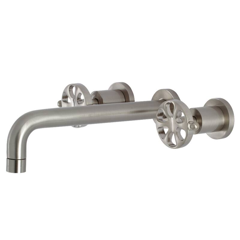 Belknap 3-Hole Wall Mount Roman Tub Faucet - Brushed Nickel