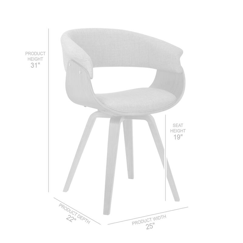 Carson Carrington Vamdrup Mid-Century Dining Chair with Bentwood Legs