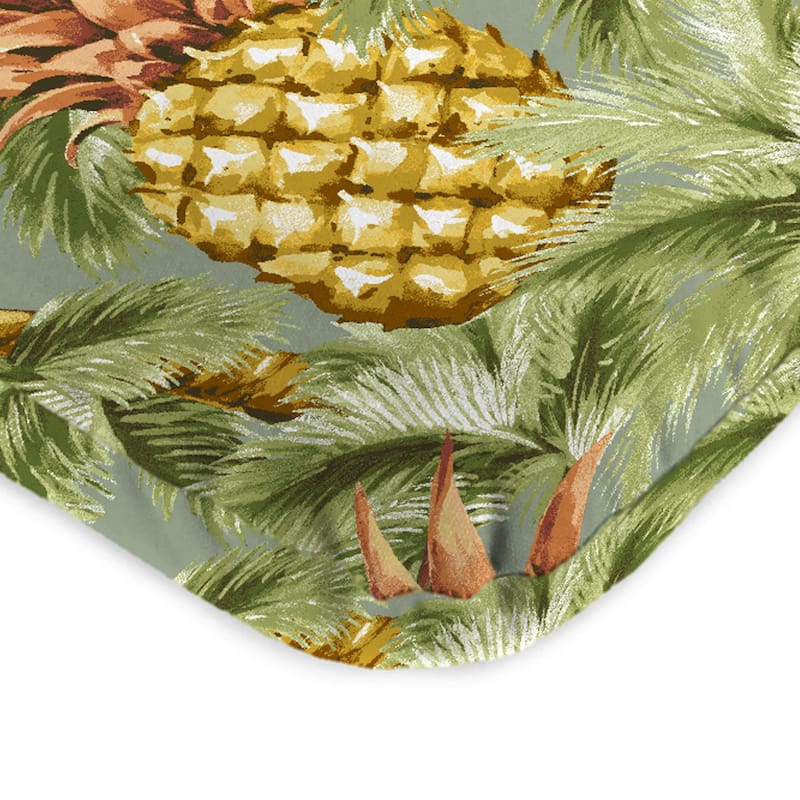 22" x 45" Outdoor Chair Cushion with Ties and Loop - 45'' L x 22'' W x 5'' H