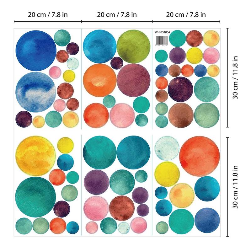 Walplus Polka Dots Wall Sticker Big Wall Home Decoration Nursery Decor