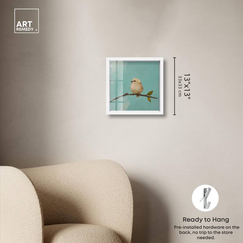Azure Avian Shadowbox by Art Remedy