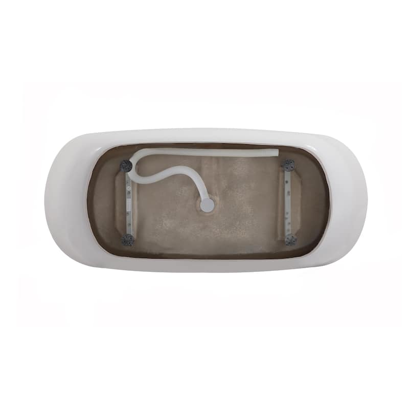 Cameron Soaking Bathtub in Glossy White