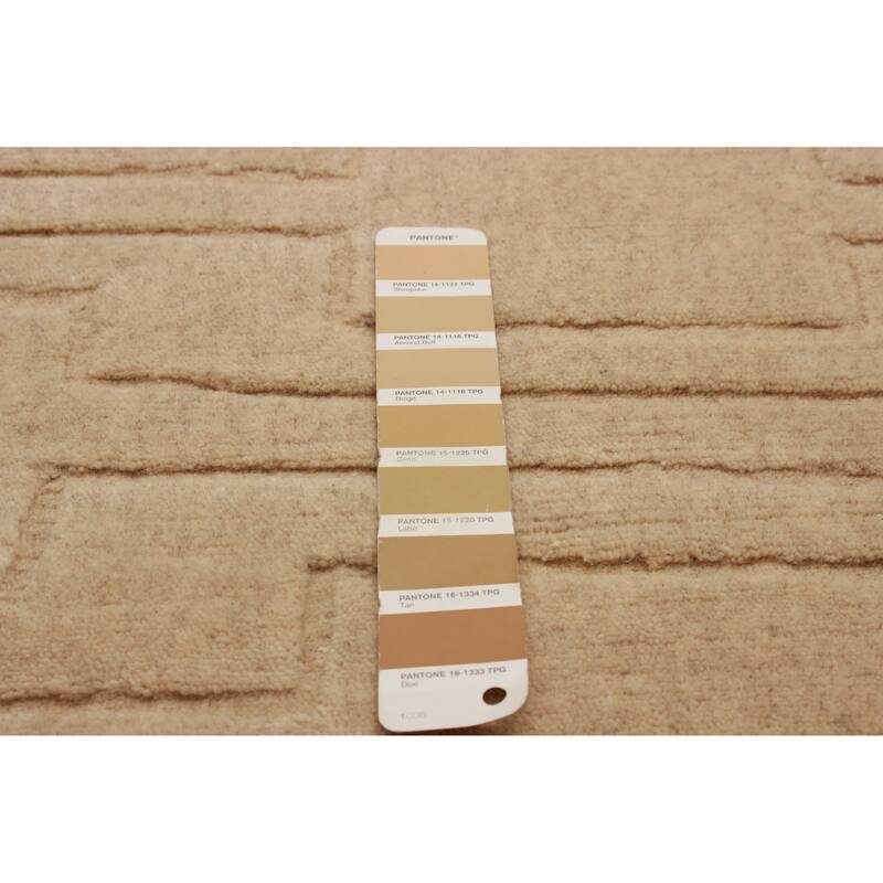 Kashkuli Gabbeh Beige Rug 4'0" x 4'0" - 4'0 x 4'0