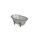 preview thumbnail 9 of 10, Gray Metal Large Decorative Bathtub