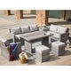 preview thumbnail 2 of 4, 7-Piece Wicker Patio Sectional Sofa Set Outdoor Furniture