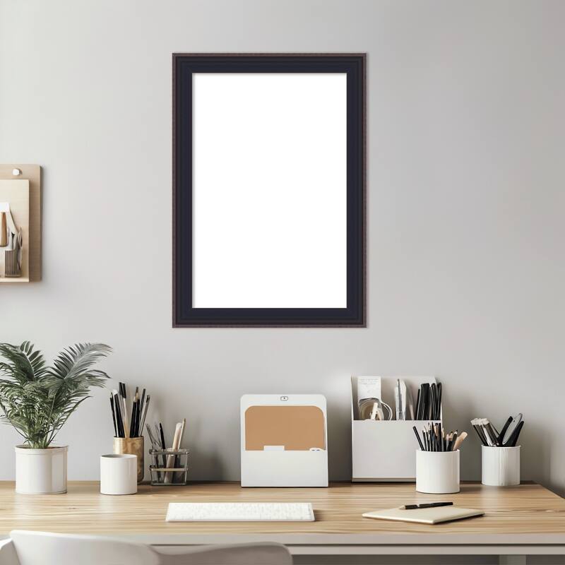 Havana Black Bronze Framed Dry Erase Magnetic Board