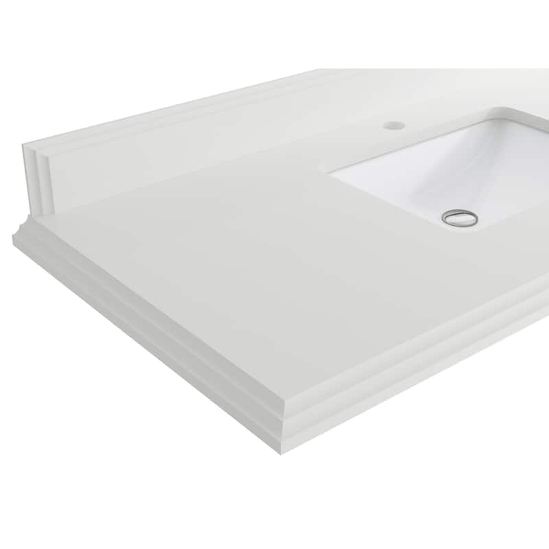 Willow Collections 72 in. W x 22 in. D Parker Solid Teak Double Sink Bathroom Vanity with Countertop